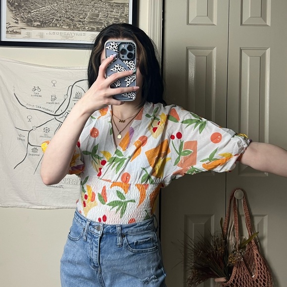 Fruity Sanremo Surplice Top Small - Picture 5 of 10